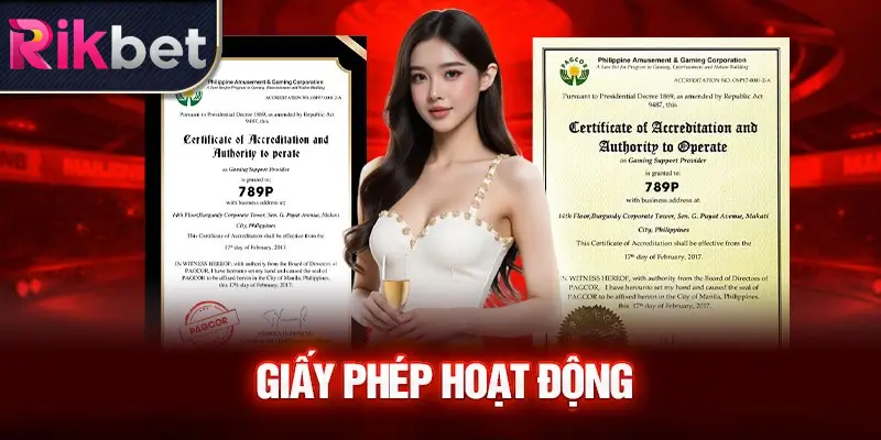 Trang chủ 2 Giấy phép hoạt động hợp pháp